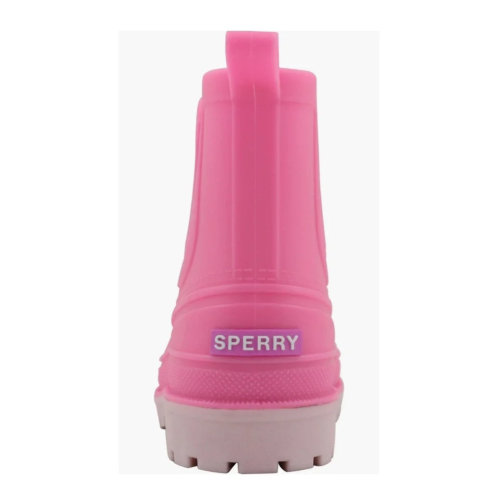 Sperry Kids Pink Waterproof Rubber‎ Rain Boots Toddler Size 7 B46